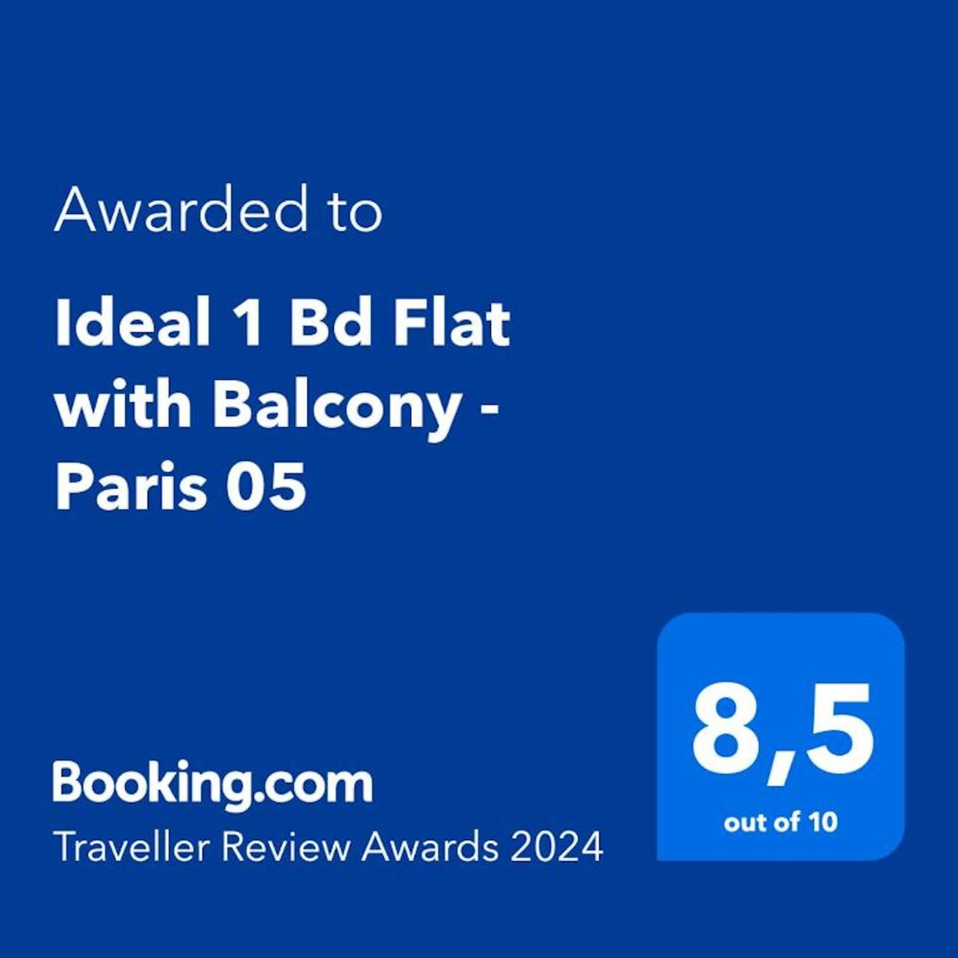 Ideal 1 Bd Flat With Balcony - Paris 05 Exterior photo